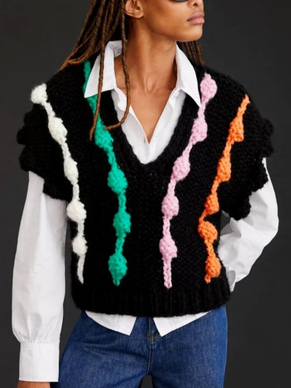 Anthropologie Maeve  Hand Crafted Sweater One Size NWT